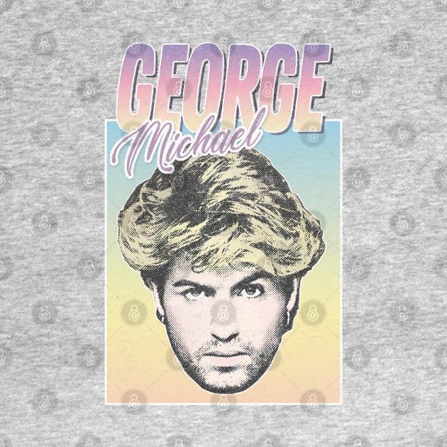 George Michael 1980s Styled Aesthetic Design by DankFutura